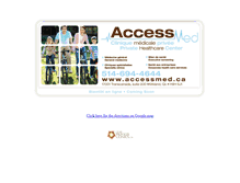 Tablet Screenshot of accessmed.ca